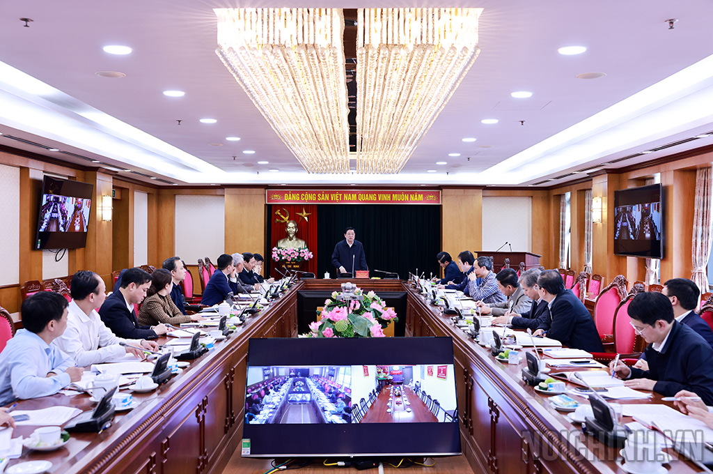 Ban Nội chính Trung ương: Ban hành Kế hoạch quán triệt và tổ chức thực hiện Chỉ thị về tăng cường sự lãnh đạo của Đảng đối với công tác thể chế hóa về phòng, chống tham nhũng, lãng phí, tiêu cực