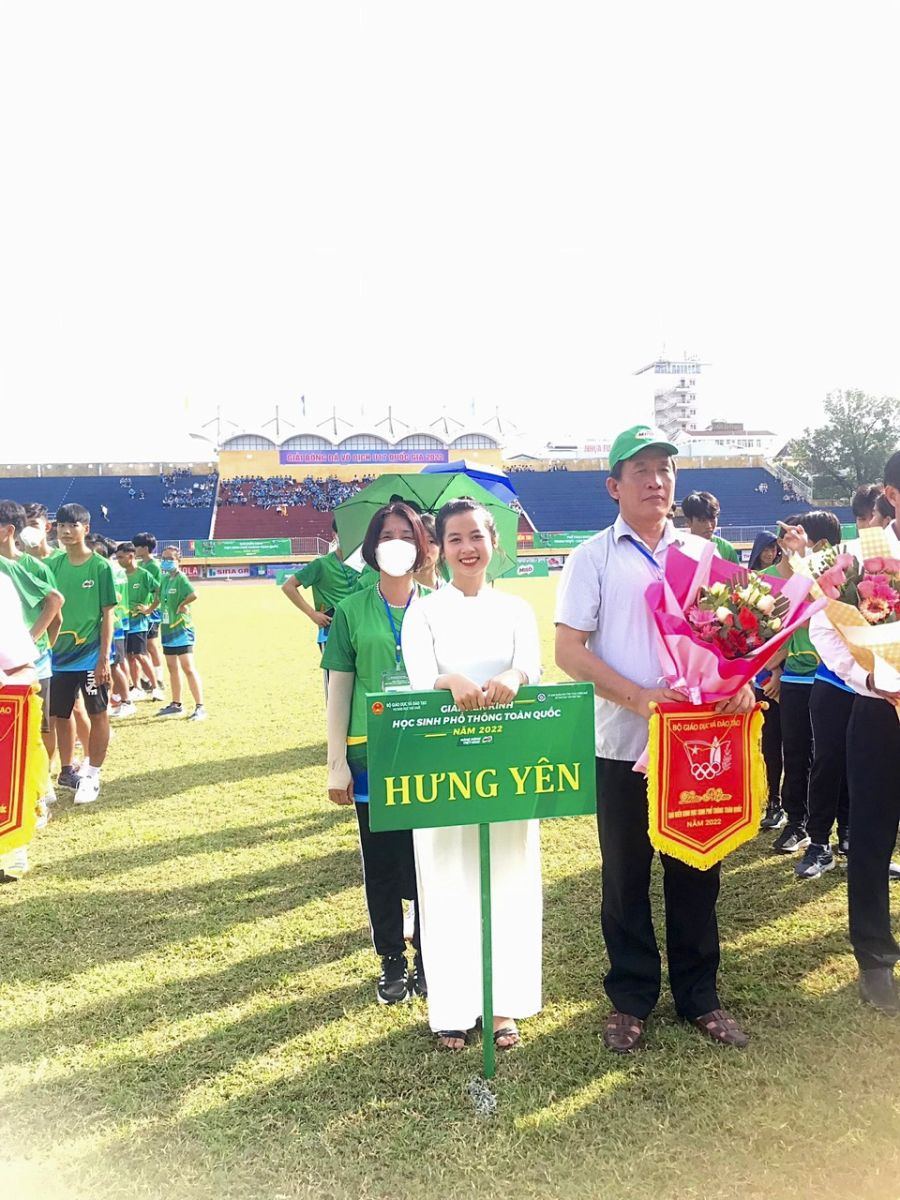 ĐOÀN HƯNG YÊN THAM DỰ GIẢI ĐIỀN KINH  HỌC SINH PHỔ THÔNG TOÀN QUỐC NĂM 2022