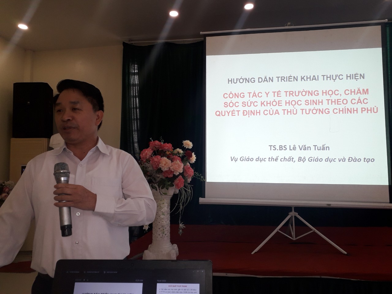 Hội nghị tập huấn công tác y tế trường học năm 2022
