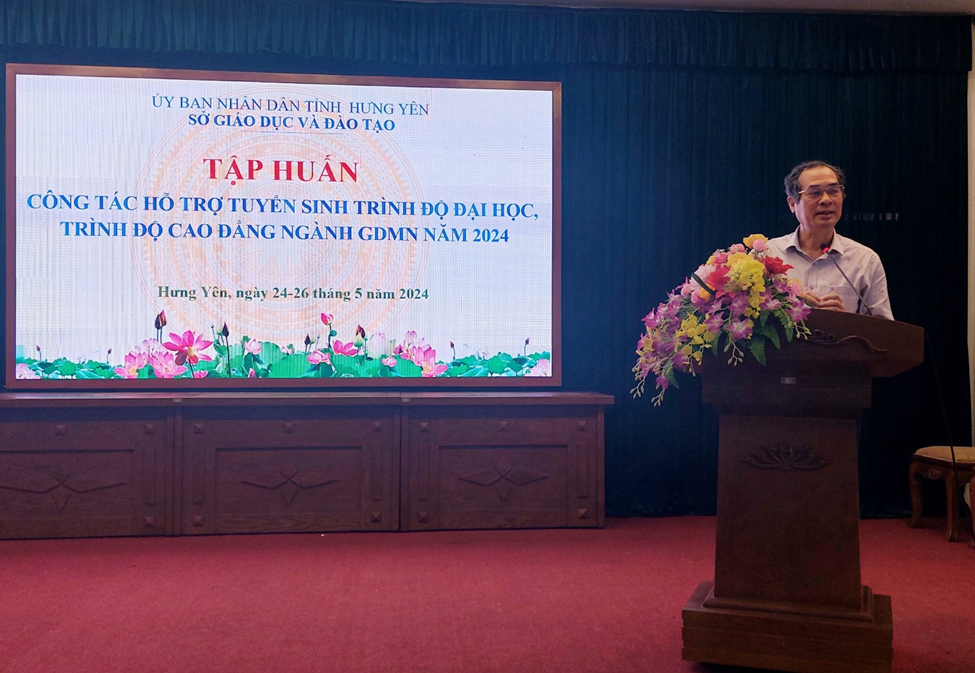 BẢN TIN HỘI NGHỊ CÔNG TÁC HỖ TRỢ TUYỂN SINH TRÌNH ĐỘ ĐH, TRÌNH ĐỘ CAO ĐẲNG NGÀNH GDMN NĂM 2024