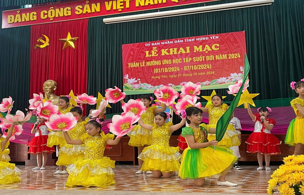 BẢN TIN LỄ KHAI MẠC TUẦN LỄ HƯỞNG ỨNG HỌC TẬP SUỐT ĐỜI  TỈNH HƯNG YÊN NĂM 2024