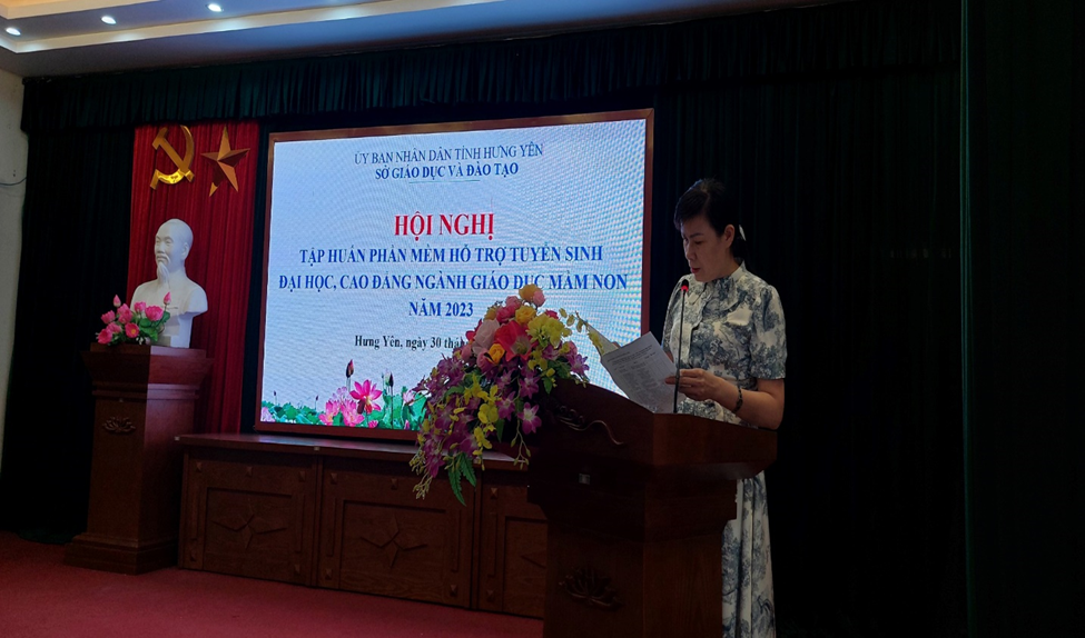 HỘI NGHỊ TẬP HUẤN CÔNG TÁC XÉT TUYỂN ĐH, CĐMN NĂM 2023