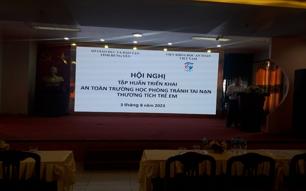Hội nghị tập huấn công tác an toàn trường học phòng, chống tai nạn  thương tích, đuối nước trẻ em, học sinh năm 2023