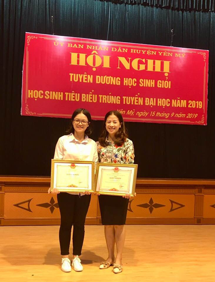 Một tấm gương học sinh chăm ngoan, học giỏi đạt thành tích cao trong học tập, tu dưỡng