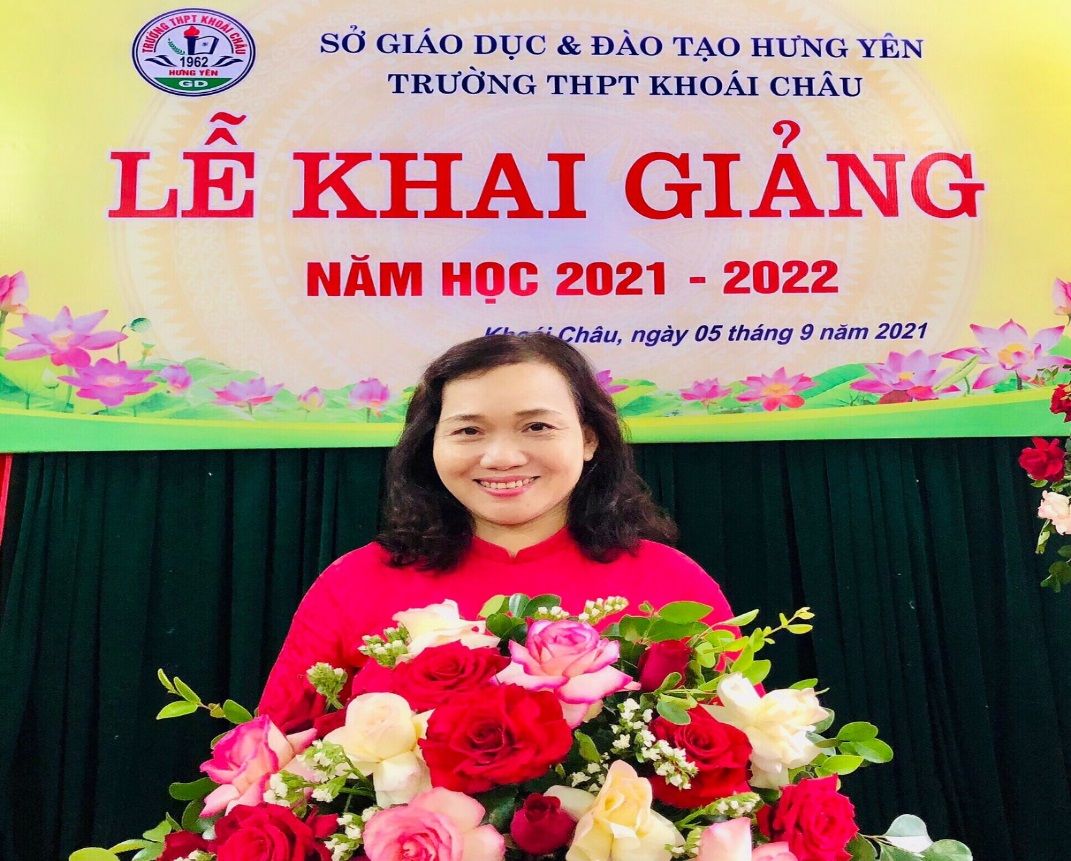 TÂM HUYẾT VỚI NGHỀ CỦA MỘT CÔ GIÁO DẠY VĂN Ở TRƯỜNG THPT KHOÁI CHÂU