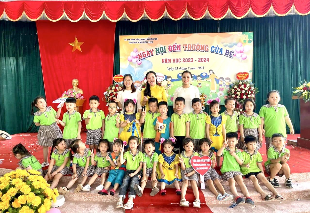 Khai giảng năm học 2023-2024 tại  Trường Mầm non 19-5 thành phố Hưng Yên.