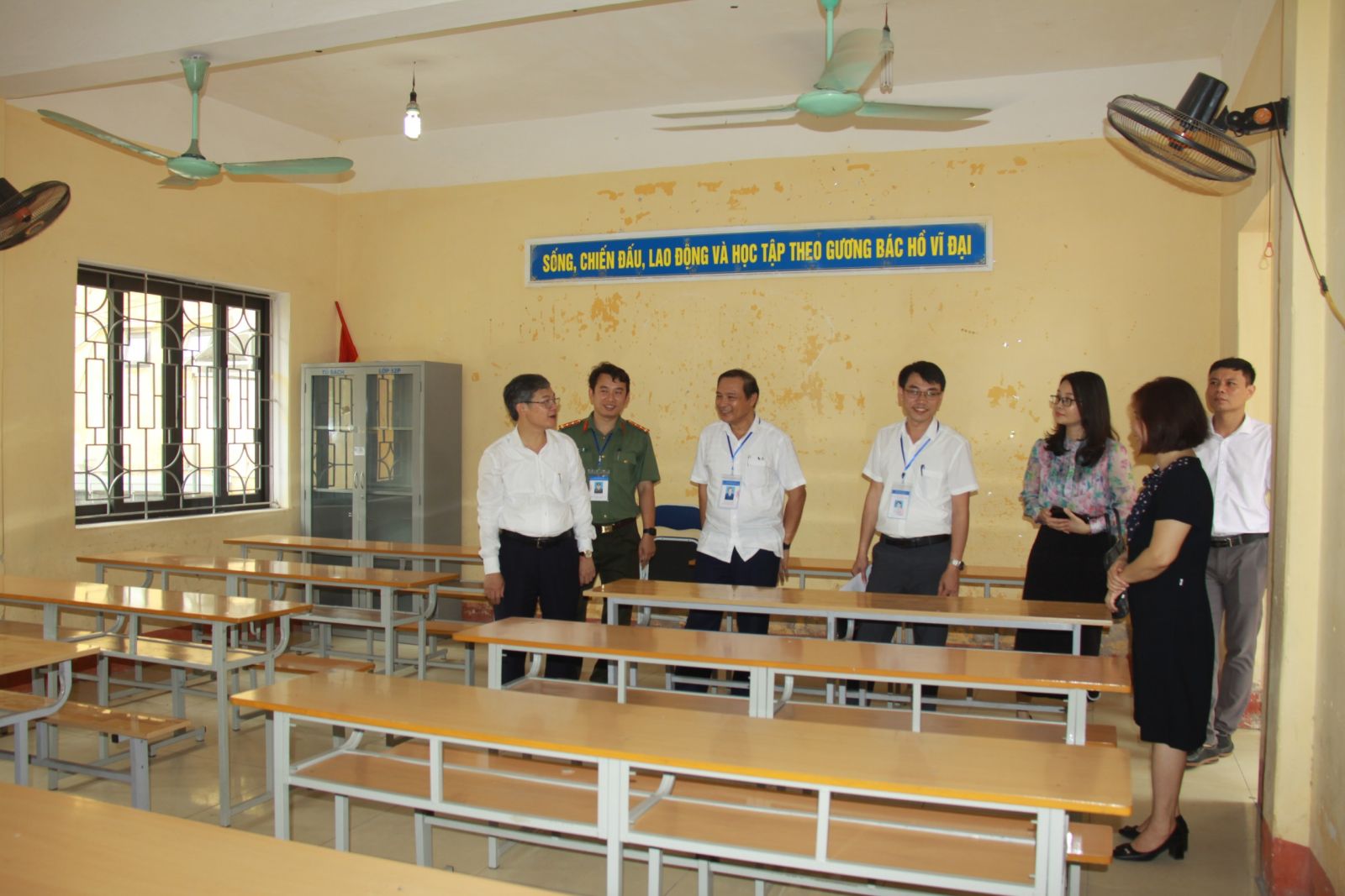 Kiểm tra công tác chuẩn bị cho kỳ thi tốt nghiệp Trung học phổ thông.