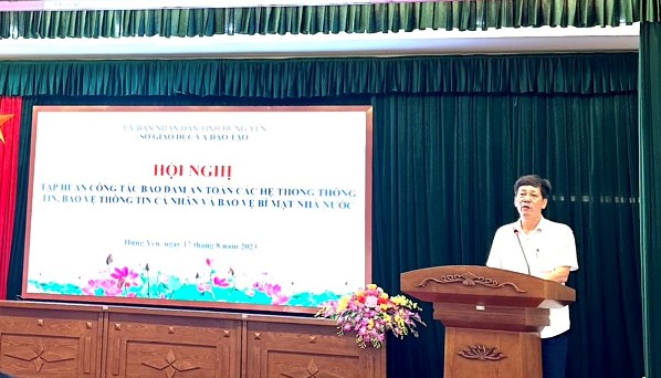 Hội nghị, tập huấn công tác bảo đảm an toàn các hệ thống thông tin, bảo vệ thông tin cá nhân và bảo vệ bí mật nhà nước