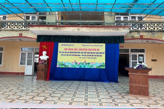 LAN TỎA PHONG TRÀO VĂN HÓA ĐỌC CHO THANH THIẾU NIÊN,  HỌC SINH TRONG THỜI ĐẠI CÔNG NGHỆ SỐ