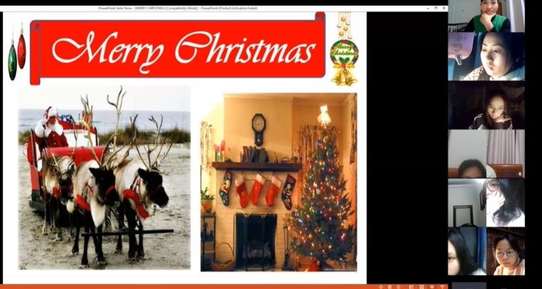 SINH HOẠT CÂU LẠC BỘ TIẾNG ANH TRƯỜNG THPT TIÊN LỮ  THÁNG 12 VỚI CHỦ ĐỀ “MERRY CHRISTMAS”