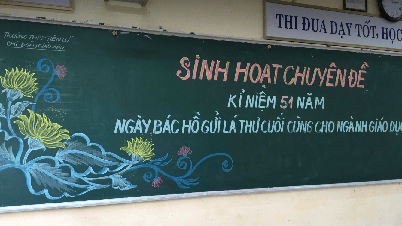 Sinh hoạt chuyên đề của chi đoàn giáo viên trường THPT Tiên Lữ Kỉ niệm 51 năm ngày Bác Hồ gửi lá thư lần cuối cho ngành giáo dục (15/10/1968 - 15/10/ 2019)
