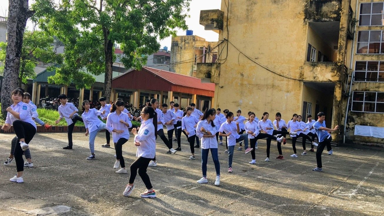 TRƯỜNG THPT TIÊN LỮ NÂNG CAO CHẤT LƯỢNG GIÁO DỤC THỂ CHẤT KHI ĐƯA MÔN VÕ CỔ TRUYỀN VÀO CHƯƠNG TRÌNH GIẢNG DẠY
