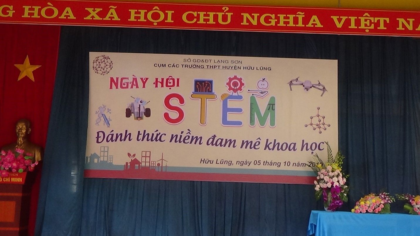 TRƯỜNG THPT TIÊN LỮ THAM GIA GIAO LƯU “NGÀY HỘI STEM” TẠI TRƯỜNG THPT HỮU LŨNG TỈNH LẠNG SƠN