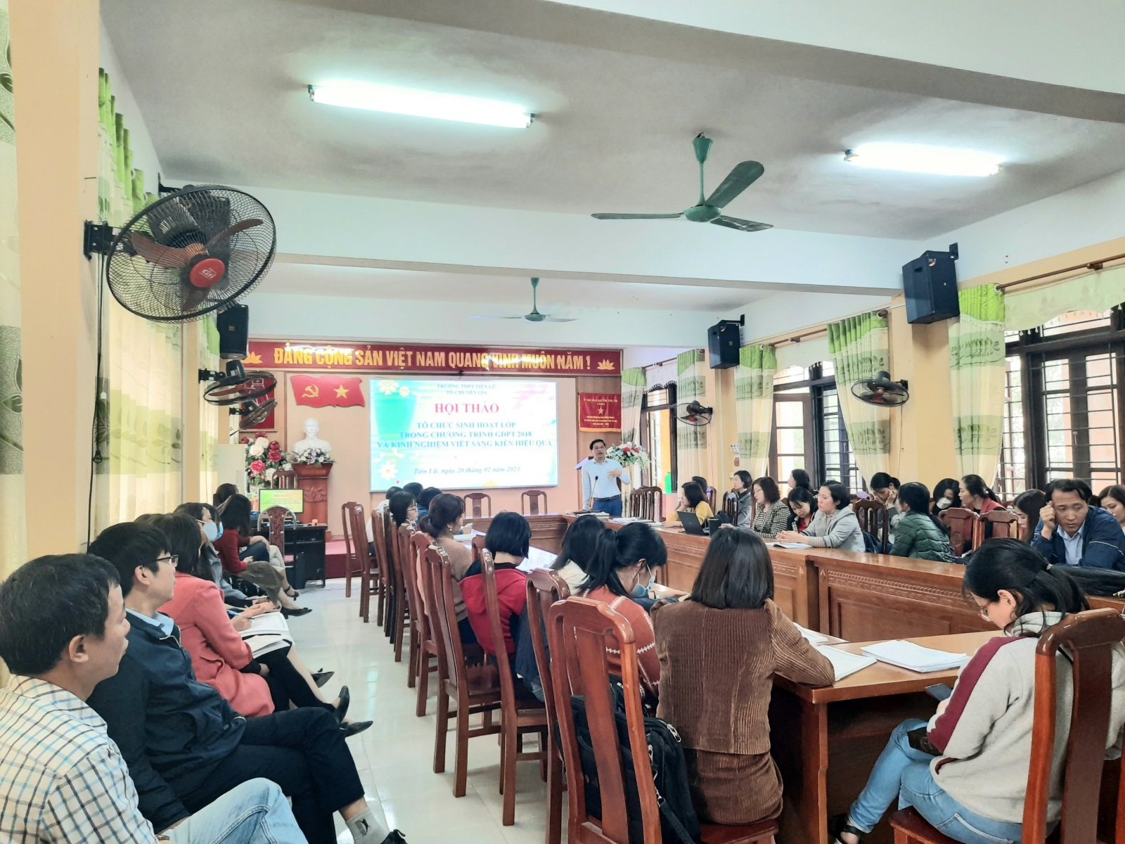 HỘI THẢO CỦA TỔ CHUYÊN GIA TRƯỜNG THPT TIÊN LỮ THÁNG 2 NĂM 2023