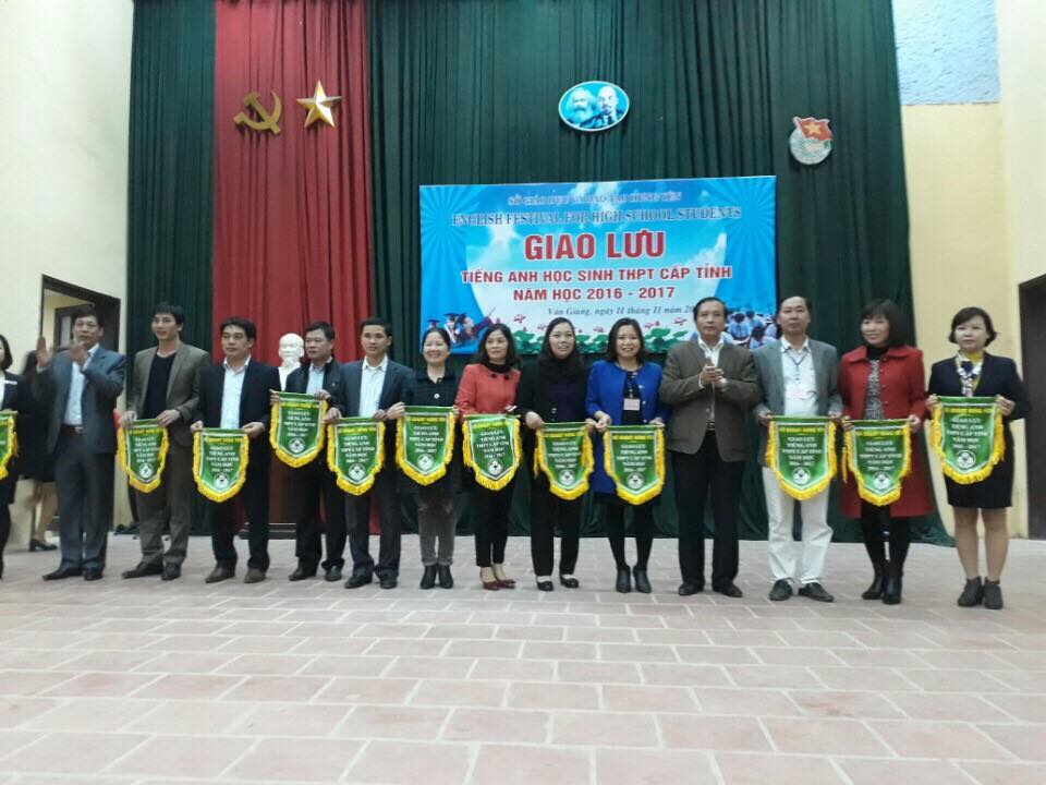TRƯỜNG THPT HƯNG YÊN THAM DỰ GIAO LƯU TIẾNG ANH THPT CẤP TỈNH