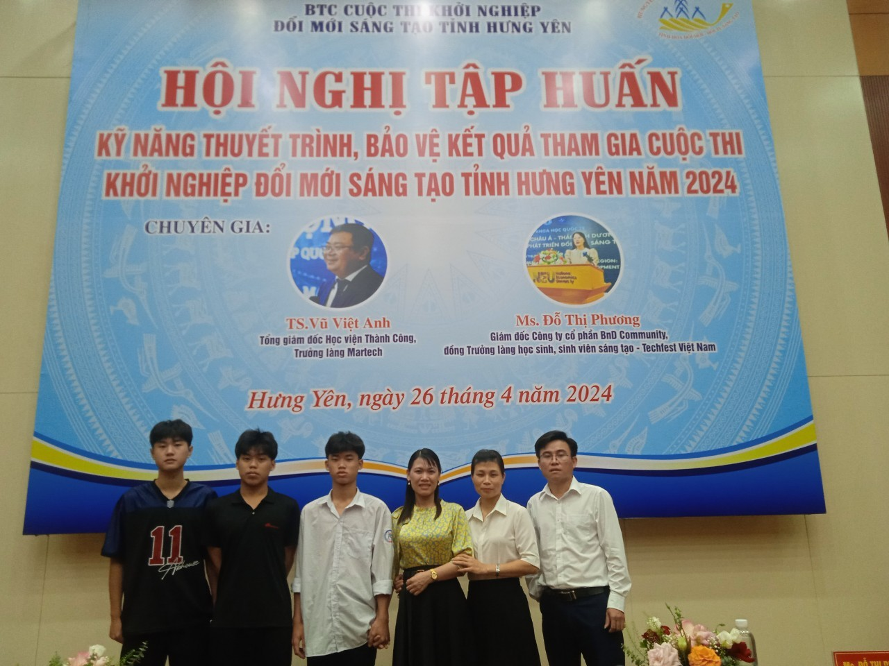 TRƯỜNG THPT PHÙ CỪ CÓ 03 DỰ ÁN LỌT VÀO VÒNG CHUNG KẾT  CUỘC THI KHỞI NGHIỆP ĐỔI MỚI SÁNG TẠO TỈNH HƯNG YÊN  LẦN THỨ I, NĂM 2024