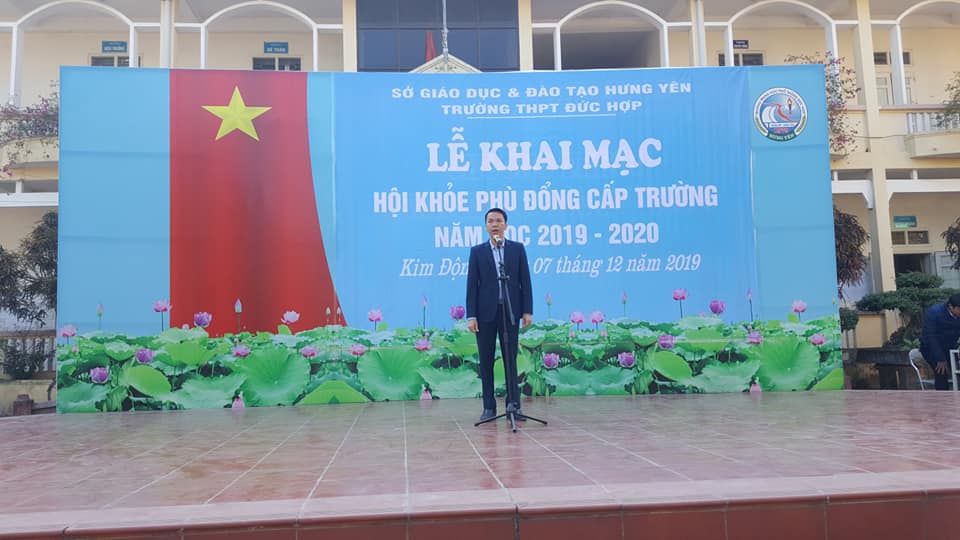 Hội khỏe Phù đổng năm 2019 trường THPT Đức Hợp - Ngày Hội thể thao của các em học sinh.