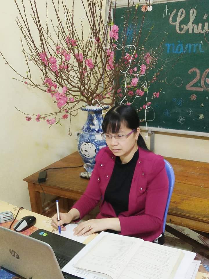 Trường THPT Đức Hợp chủ động chuyển sang dạy học trực tuyến từ ngày 5/2/2021.