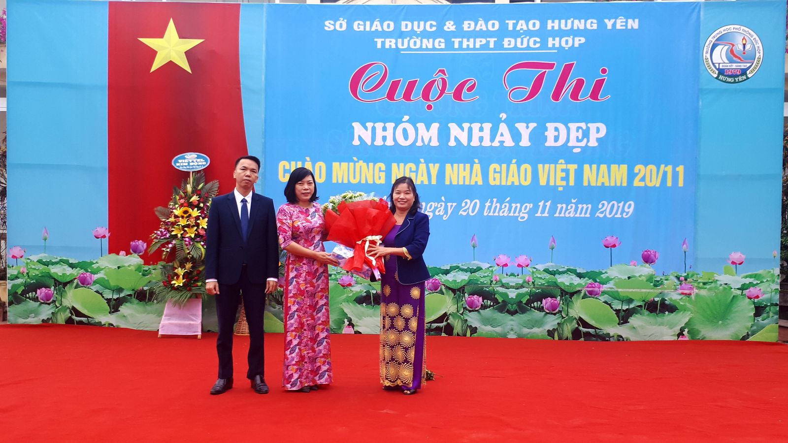 Trường THPT Đức Hợp tổ chức Cuộc thi Nhóm nhảy đẹp và hoạt động chào mừng ngày 20/11