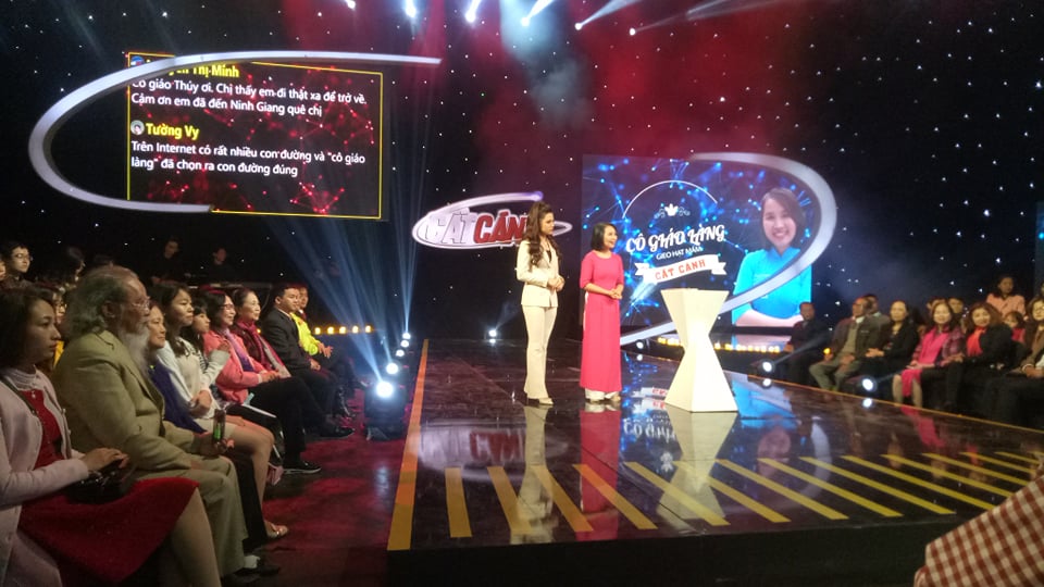 Ấn tượng từ Chương trình Cất Cánh VTV1 - THVN với tinh thần "Cứ đi rồi sẽ đến" với sự tham gia của cô giáo Trần Thị Thúy, GV trường THPT Đức Hợp