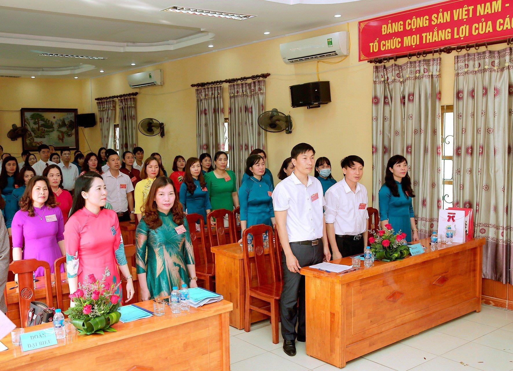 ĐẠI HỘI CÔNG ĐOÀN TRƯỜNG THPT ÂN THI KHÓA XIX, NHIỆM KỲ 2023-2028