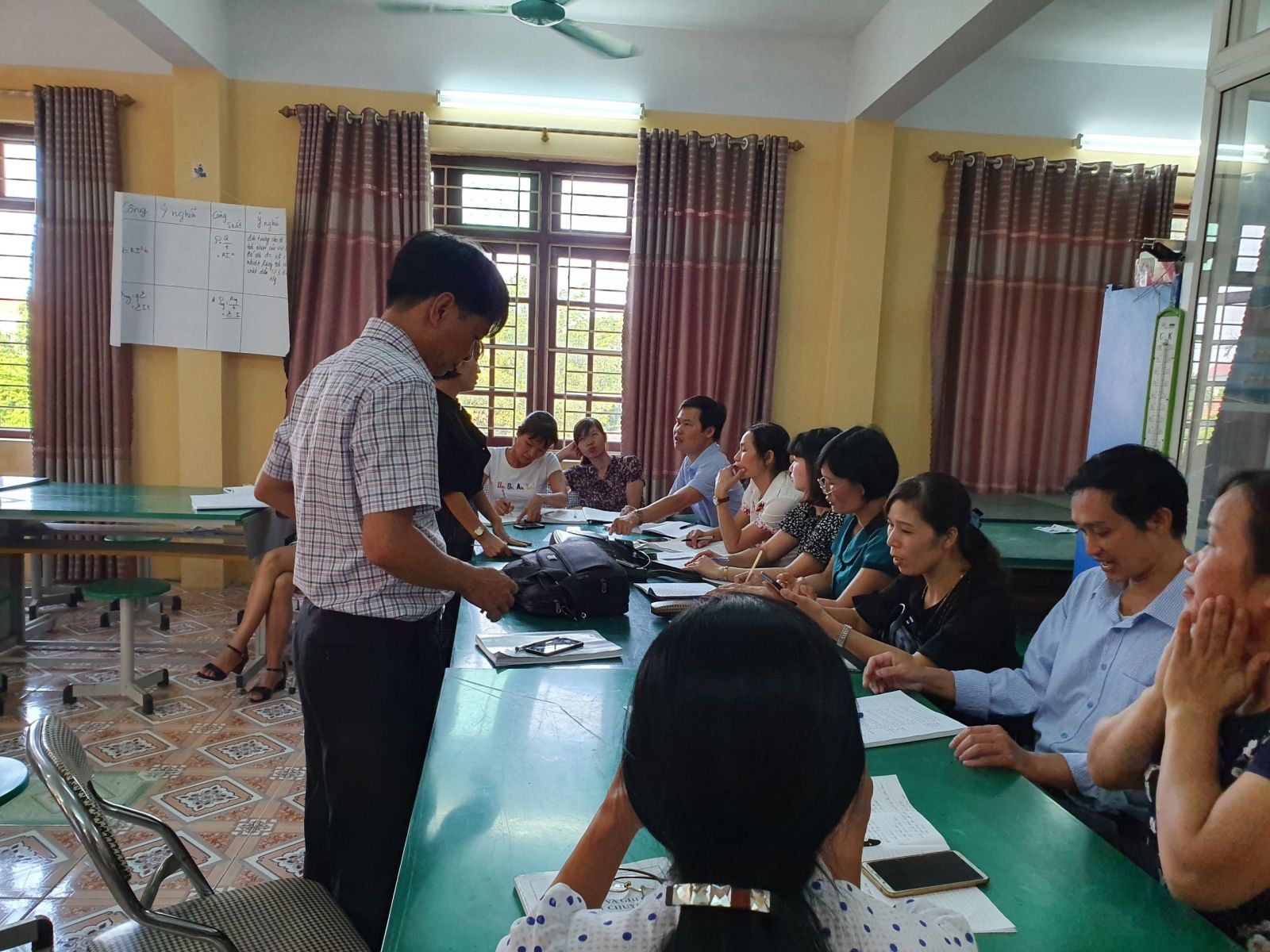 Trường THPT Triệu Quang Phục tổ chức hội thảo “Đổi mới công tác kiểm tra, đánh giá theo hướng tiếp cận năng lực người học”