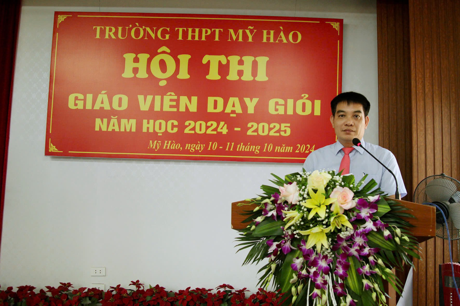 HỘI THI GIÁO VIÊN DẠY GIỎI TRƯỜNG THPT MỸ HÀO NĂM HỌC 2024-2025