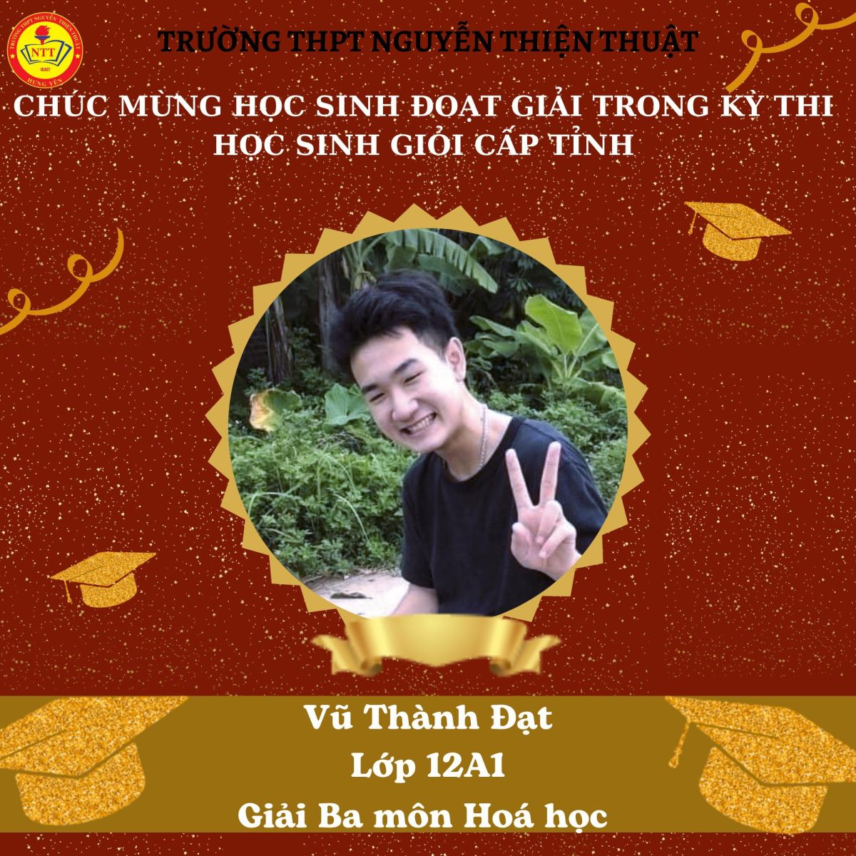 THPT Nguyễn Thiện Thuật - GÓC VINH DANH CÁC HỌC SINH ĐÃ ĐOẠT GIẢI TRONG KỲ THI HỌC SINH GIỎI CẤP TỈNH, NĂM HỌC 2023 - 2024