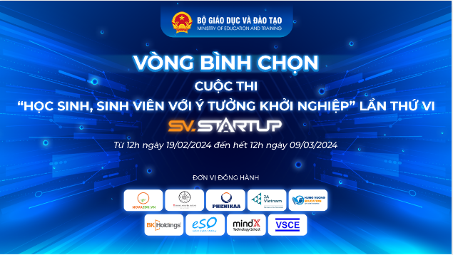 BÌNH CHỌN CHO DỰ ÁN THAM DỰ VÒNG CHUNG KẾT QUỐC GIA TRONG CUỘC THI "HỌC SINH VỚI Ý TƯỞNG KHỞI NGHIỆP NĂM 2023" CỦA CÁC EM HỌC SINH TRƯỜNG THPT TRƯNG VƯƠNG
