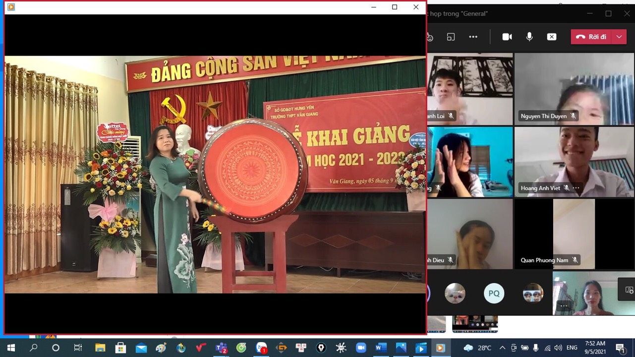 THPT VĂN GIANG -KHAI GIẢNG NĂM HỌC 2021-2022 TIẾNG TRỐNG TRƯỜNG KẾT NỐI TIN YÊU