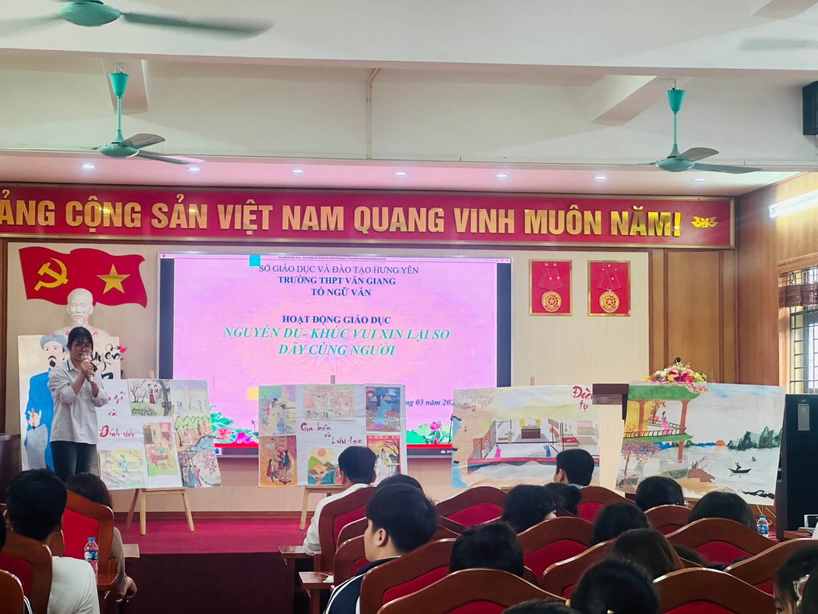 HOẠT ĐỘNG GIÁO DỤC MÔN NGỮ VĂN - TRƯỜNG THPT VĂN GIANG