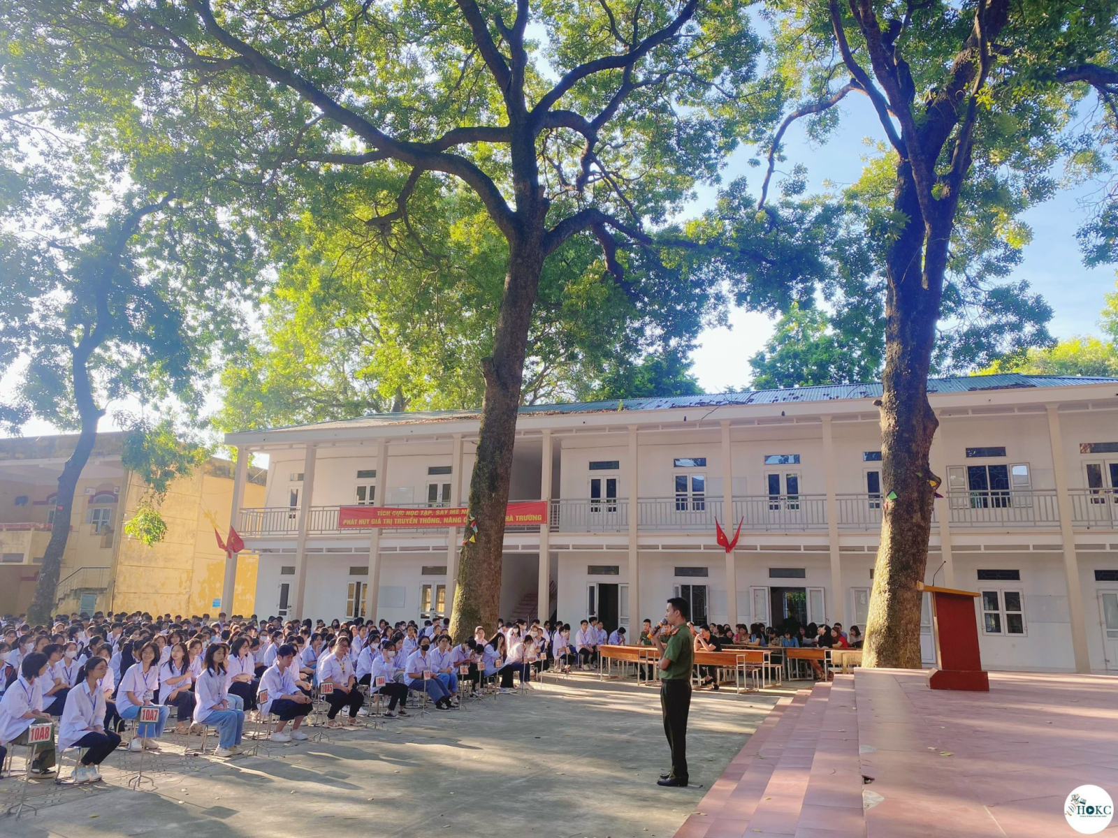 Tuyên truyền về Luật an ninh mạng, một hoạt động thiết thực và ý nghĩa của trường THPT Khoái Châu