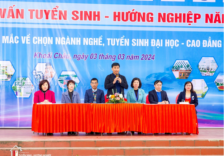 NGÀY HỘI TƯ VẤN TUYỂN SINH – HƯỚNG NGHIỆP NĂM 2024 TẠI TRƯỜNG THPT KHOÁI CHÂU